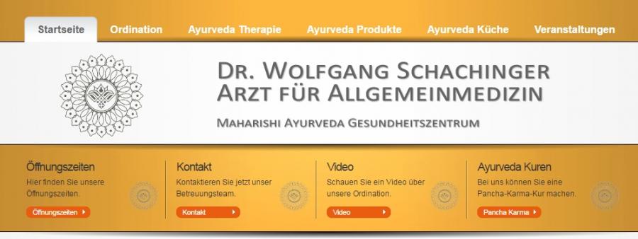 Dr. Wolfgang Schachinger, Arzt für Allgemeinmedizin, Maharishi Ayurveda Gesundheitszentrum