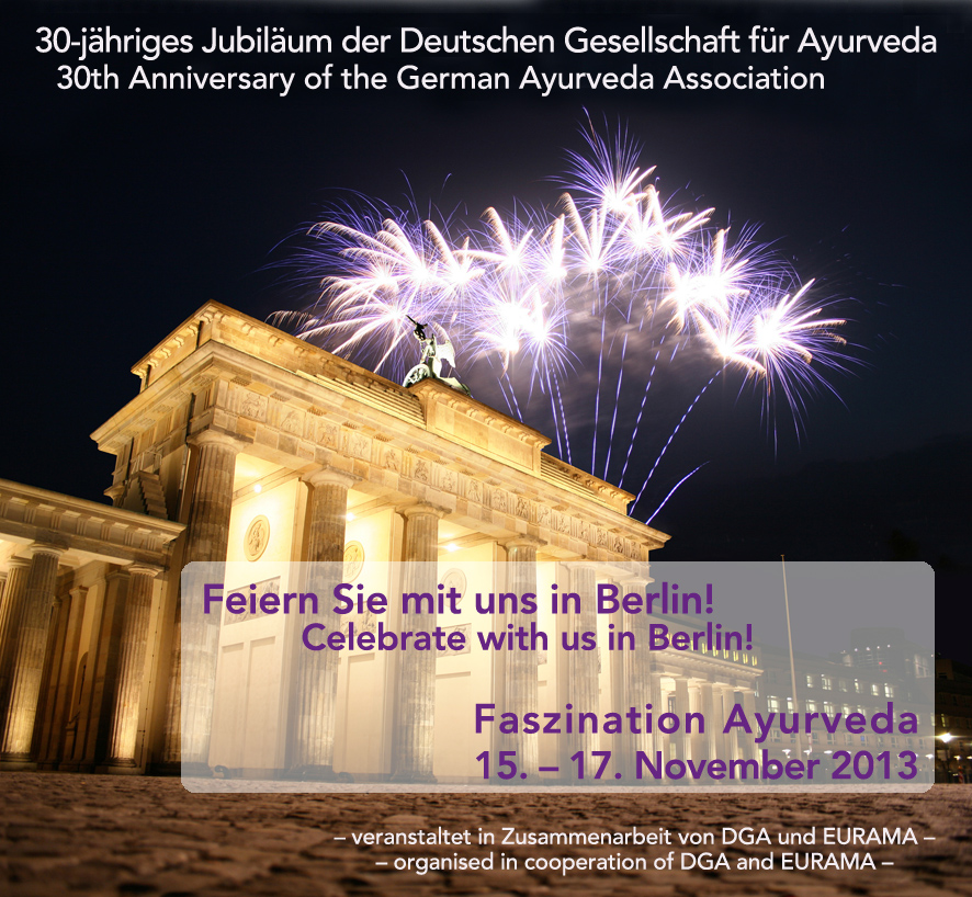Die Deutsche Gesellschaft für Ayurveda (DGA) wird 30!